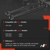 A-Premium 2 x Rear Suspension Lateral Arms, with Bushing, Compatible