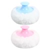 Jojofuny 2pcs Powder Puff 8cm Soft Plush Talcum Applicator For