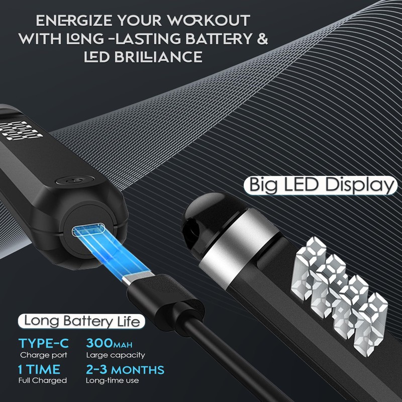 ActivPower ActivSkip Smart Skipping Rope | Bluetooth & App Enabled,