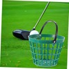 Totority 1pc Golf Ball Storage Basket with Handle Nylon Bucket