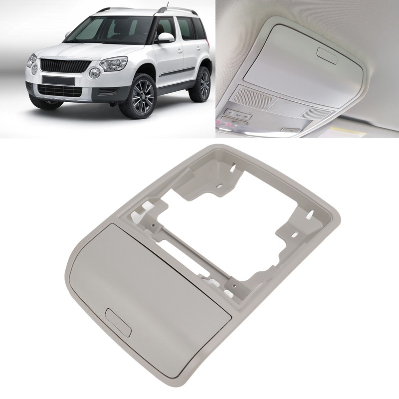 Grey Car Inner Sun Glasses Holder Case with Bracket Frame