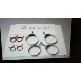 63 64 65 66 67 68 Tower Clamp Hose Set Camaro Chevelle clamps Wittek