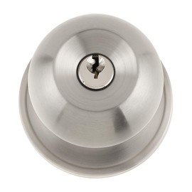 Excel Architectural Entrance Bala Knobset with Adjustable Latch, Satinless, Satin Stainless Steel