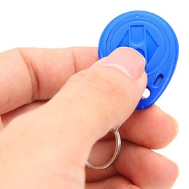 Llaves RFID, 100 Unids 125Khz Tarjeta de ID RFID de Proximidad Etiquetas Simbólicas Llaveros, Impermeable Tarjeta de ID Inteligente RFID para el de Control de Acceso a la Entrada