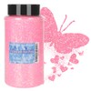 PIXGLITTER Hot Pink Chunky Glitter, 14.11oz/400g Craft Glitter Powder for