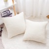 Yonous Corduroy Cushion Covers, Soft Square Decorative Throw Pillow Home