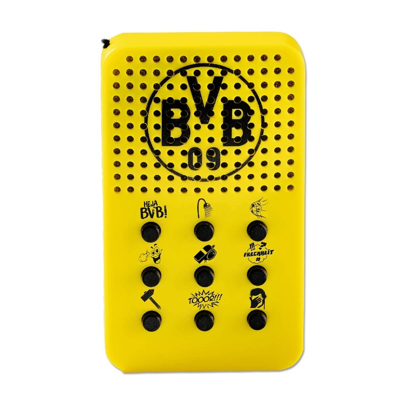 Borussia Dortmund Unisex BVB Sound Machine Radio, Yellow, One Size