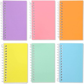 Mini Spiral Notebooks, 6 Pastel Colors (3 x 5 In, 12 Pack)
