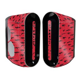 MightySkins Glossy Glitter Skin Compatible with Alienware Aurora R11 Gaming Desktop - Guns | Protective, Durable High-Gloss Glitter Finish | Easy to Apply, Remove, and Change Styles | Made in The USA