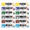 Arterby's® - Stickers Collection Differentiated - Large Children Small Recycling