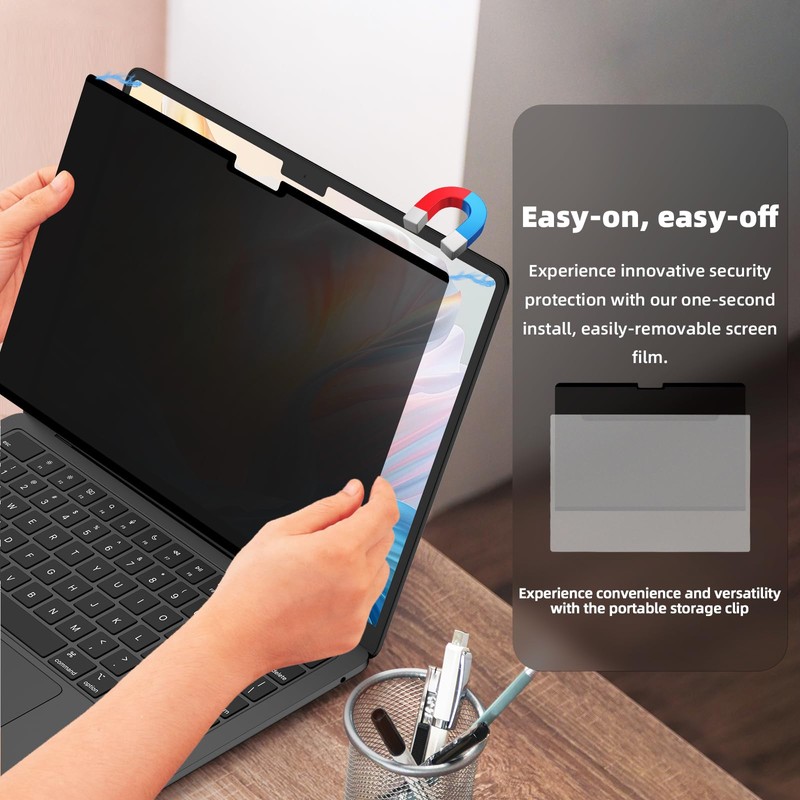 Laptop Privacy Screen Filter Shield for MacBook Pro/Max 16 Inch