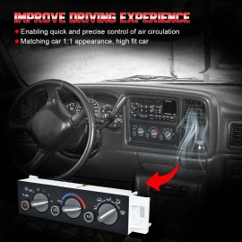 CHUSYYRAY AC Heater Climate Control Panel Module w/Rear Window Defogger For Chevy Suburban