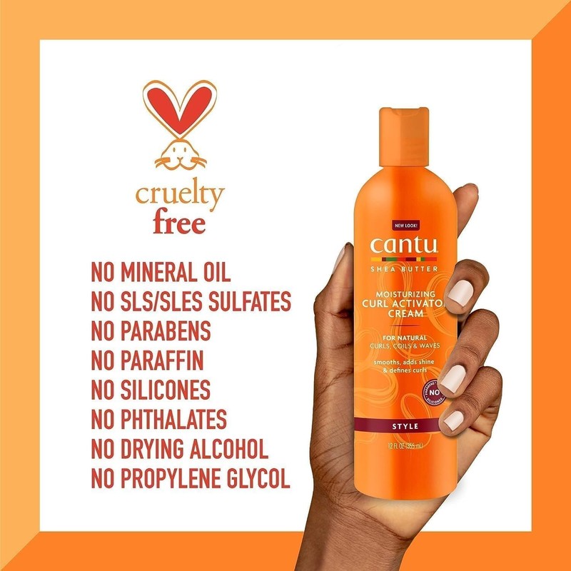 Shea Butter Moisturizing Curl Activator Cream by Cantu for Unisex