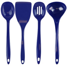 Reston Lloyd Calypso Basics by Melamine Utensil Set, 4-Piece, Indigo