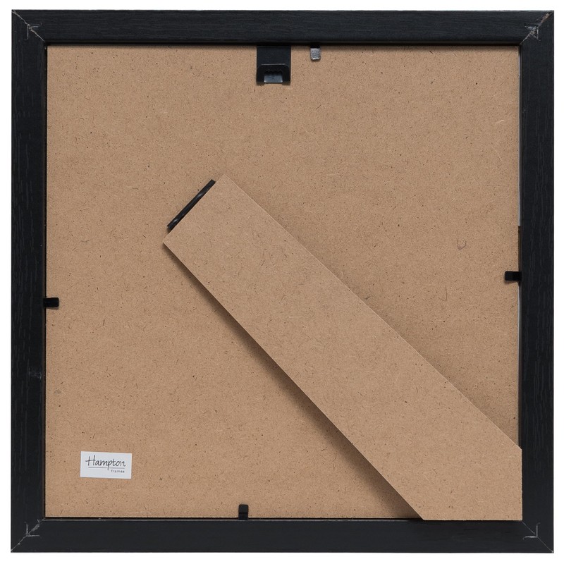 Hampton Frames OXFORD 8x8 (20x20cm) Pack of 2 Black Picture