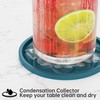 HFHOME Coasters for Drinks 6 Pack Silicone Coasters Set with