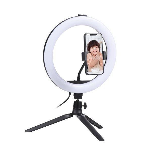 10 Inch LED Ring Light Video Conference 3 Modes 11