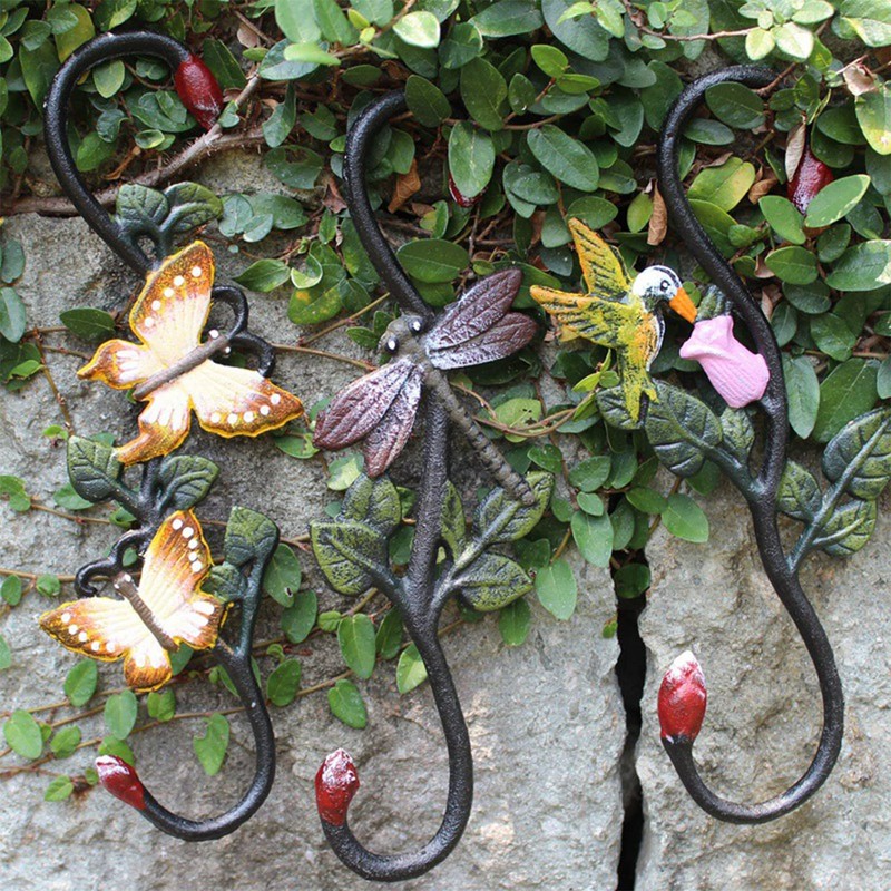 LFWATAXY 3PCS Cast Iron Plant S Hangers, Decorative S Hook