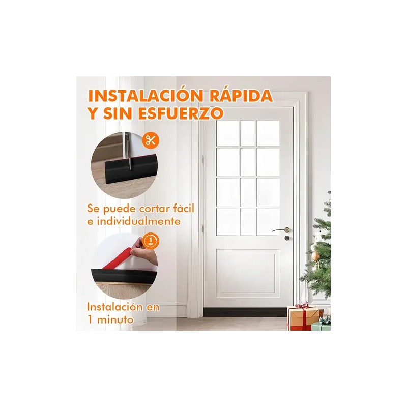 Guardapolvo Cubre Para Puerta Sello Polvo Evita Insecto 2pcs Color
