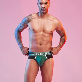 Men's Underwear Briefs 5-Pack Multi Soft Cotton Low Rise Underpants (L, BT036(5pack))