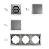 MC Power Flair Socket Set, Anthracite, Matte, Sockets with Child