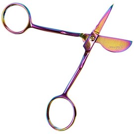 Tula Pink Hardware 4" Duckbill Applique scissors, Rainbow