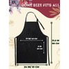 InnoBeta Grandma Apron with Pockets and Adjustable Neck Strap, Kitchen