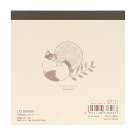 Sunstar Stationery Mofusand Memo Square Lemon Tea S2840464