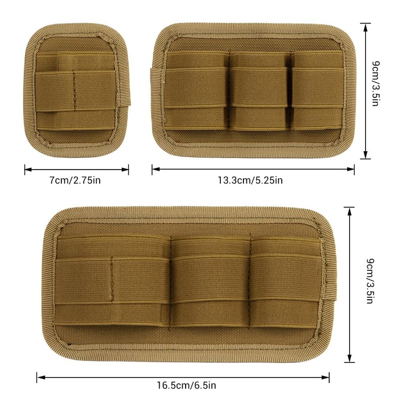 DONGKER Tactical Modular Organizer,MOLLE Insert Pouch Panel Hook Small Pocket