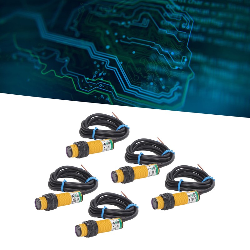 5PCS Infrared Photoelectric Sensor Optoelectronic Switch Diffuse Reflection Type 10‑36VDC