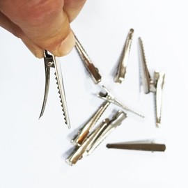 Straight triangular hair clip/pin base/hair clip material/length 4.5cm / 일자 삼각집게핀/핀대/머리핀 재료/길이4.5cm