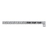 500 WristCo Holographic Silver VIP Plastic Wristbands - Wristbands for