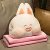 Stuffed Animals Travel Blanket Pillow Set Soft Plush Hugging Pillow
