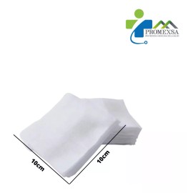 Quirmex 10x10cm gasa estéril 100 piezas