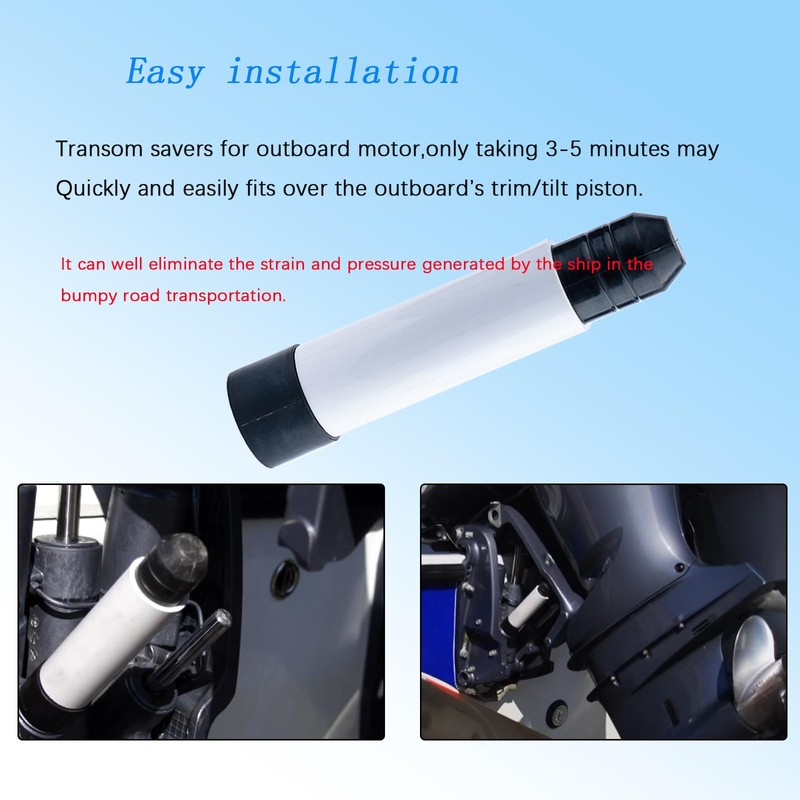 Trsobi MAR-MTSPT-YM-10 boat motor transom support,with 2 & 3 Ram