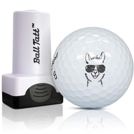 Ball Tatt - Llama Golf Ball Stamp, Golf Ball Stamper, Self-Inking Golf Ball Stamp Markers, Reusable Golf Ball Marking Tool to Identify Golf Balls, Golfer Gift Golfing Accessories