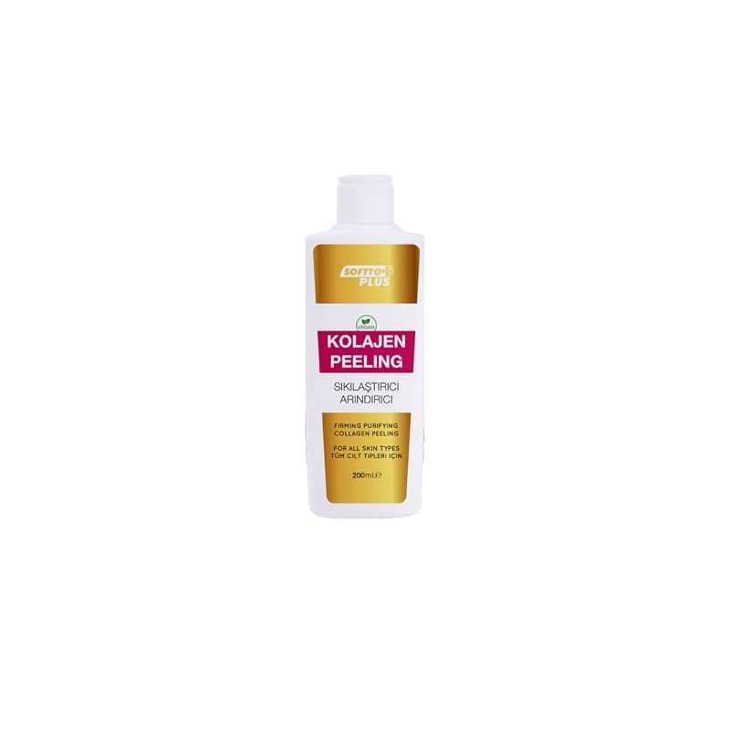Softto+Plus Kollagen Peeling – Sanfte Reinigung & Straffung für strahlende