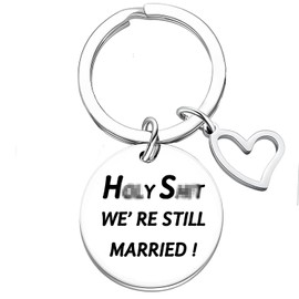 Funny Gifts for Him Her Husband Wife Keyring Couples Gifts For Him Her Key ring Valentines Day Anniversary Birthday Christmas Wedding Gifts for Women Men Hubby Wifey Jewellery Keychain