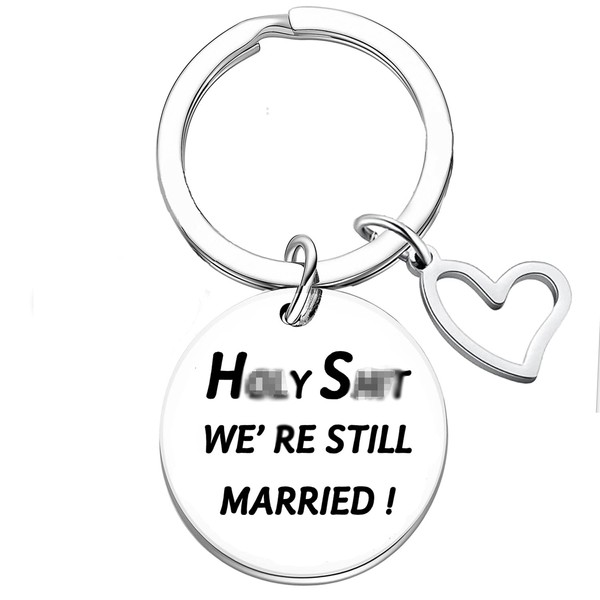 Funny Gifts for Him Her Husband Wife Keyring Couples Gifts
