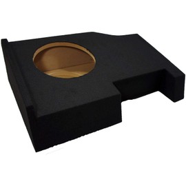 American Sound Connection ASC GM1X10-CREW14UP Compatible with GMC Sierra 2014 - UP Crew Cab Truck Single 10" Sub Box Subwoofer Enclosure