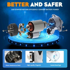 Starter Compatible with Acura RSX 2L 2002 2003 2004 2005 2006 410-54120R SMU0302 31200-PND-A01 31200-PND-A02 31200-PND-A03 31200-PND-A04