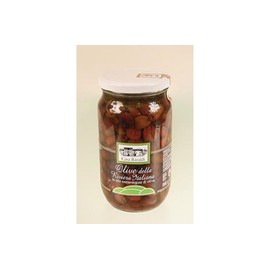 Casa Rinaldi Black Olives Without Core (Snocciolate), in Olive Oil, 950g