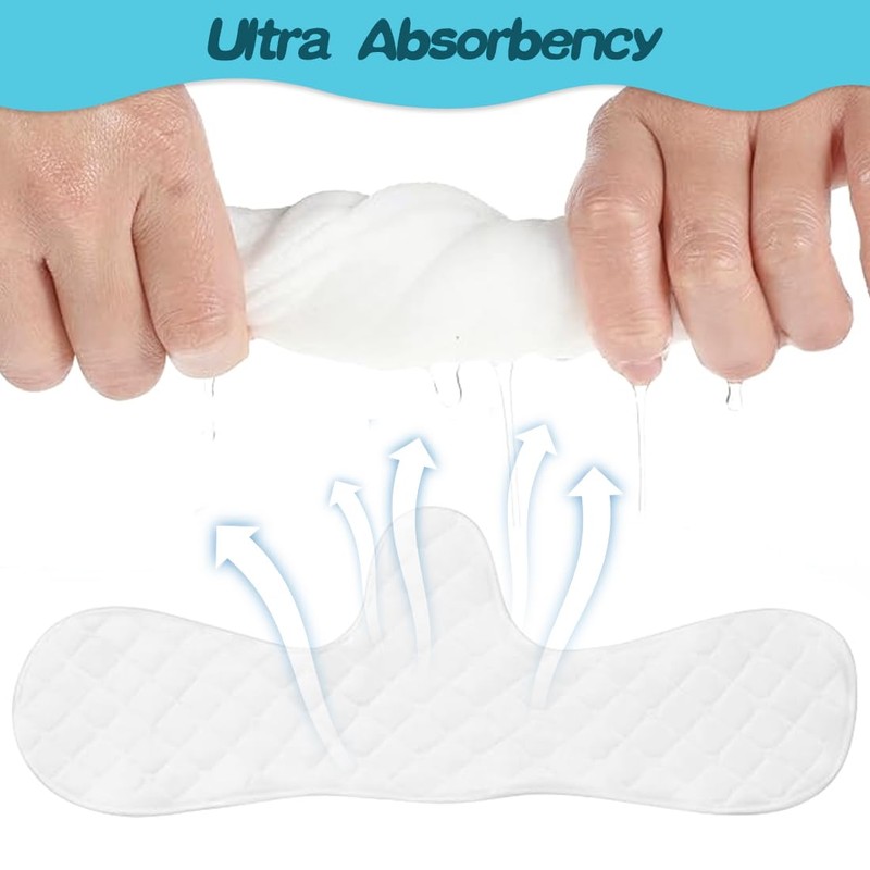 Gohytal Pack of 10 Underbust Sweat Protection, Inserts Sweating, Reusable