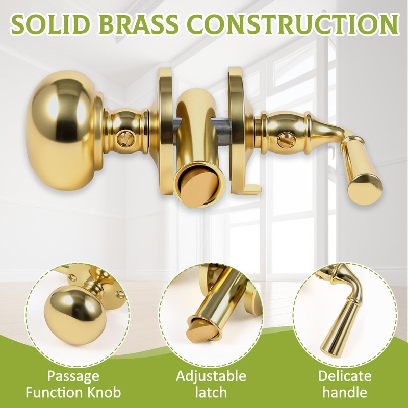 Hicarer 1 Pcs Solid Brass Storm Door Latch Storm Screen