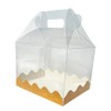 Paquete 12 Piezas Lonchera tipo Box Lunch de Acetato -