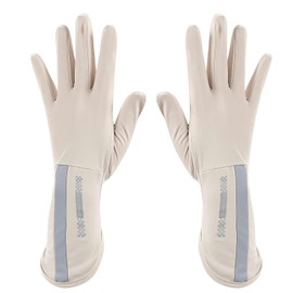 LONTG UV Protection Gloves, 2 Finger Gloves, Women's, Sun Protection, UPF 50+, Thin, Breathable, Cool, Covers Your Arms, Long Gloves, Spring and Summer, Sunscreen, UV Protection, Driving Gloves,