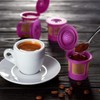 U Chef 4 Cápsulas de Café, Tazas K Reutilizables para