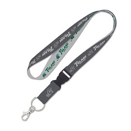 Tulane University Lanyard - Charcoal
