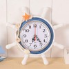 WINOMO Nautical Bathroom Accessories Wheel Wall Clock Mediterranean Style Silent