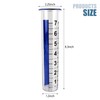 ZHJISHGUO 1 Pcs 7-Inch Capacity Plastic Rain Gauge Tube, Outdoor